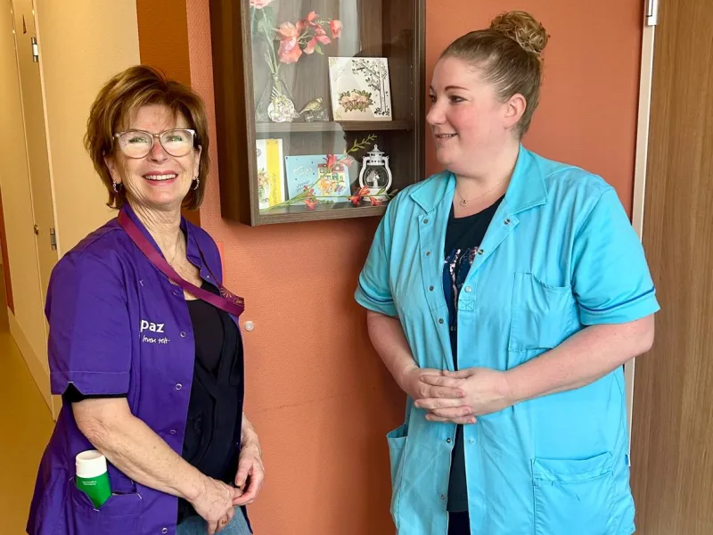 zorg collega's cindy en brigitte van topaz lakenhof