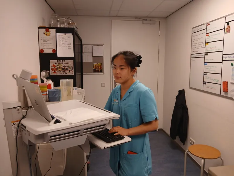 mae mbo-verpleegkundige in de flexpool van topaz