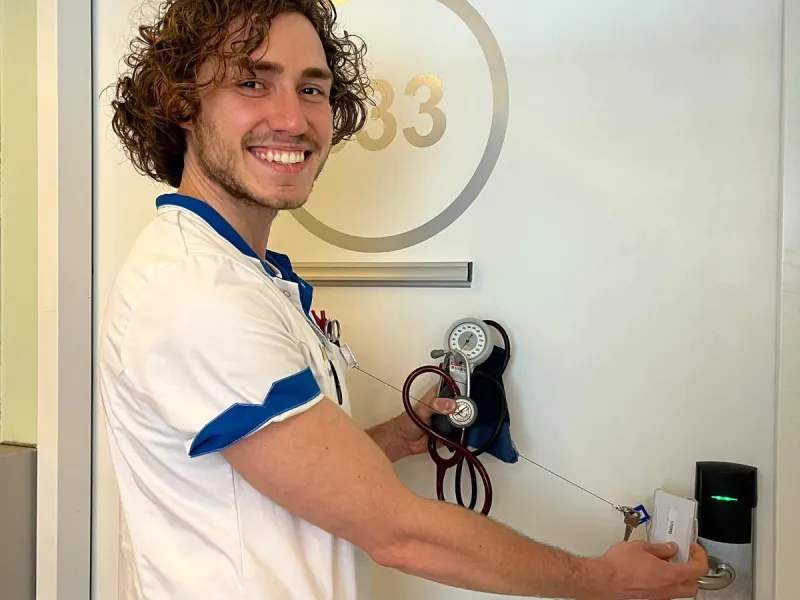 balázs leerling verpleegkundige bij topaz revitel