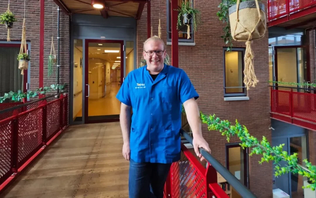 niels leerling mbo-verpleegkundige bij topaz